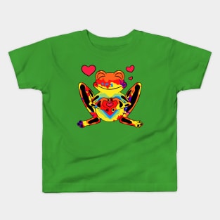 Lovey Frog Kids T-Shirt